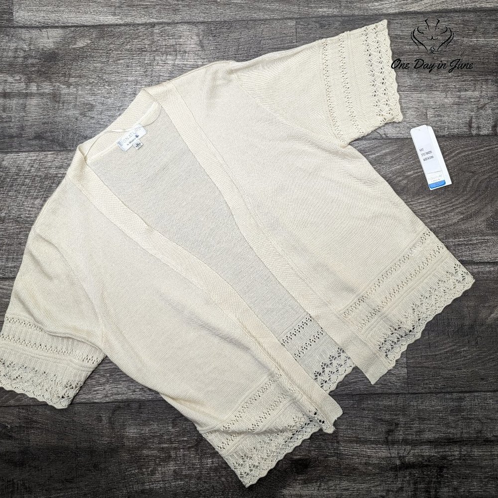 Robbie Bee Short Sleeve Sweater Size XL